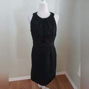 Anne Klein Sleeveless Eyelet Bow Dress